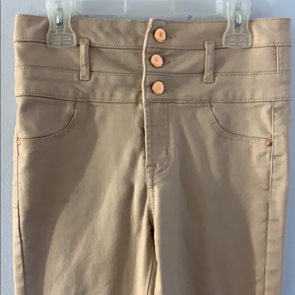 Pink high waisted jeans